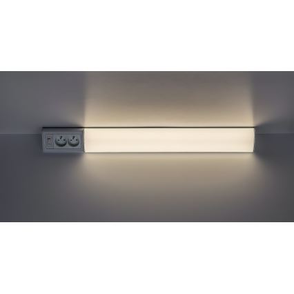 Rabalux - LED Podelementna svjetiljka s utičnicama LED/15W/230V 4000K 70 cm bijela