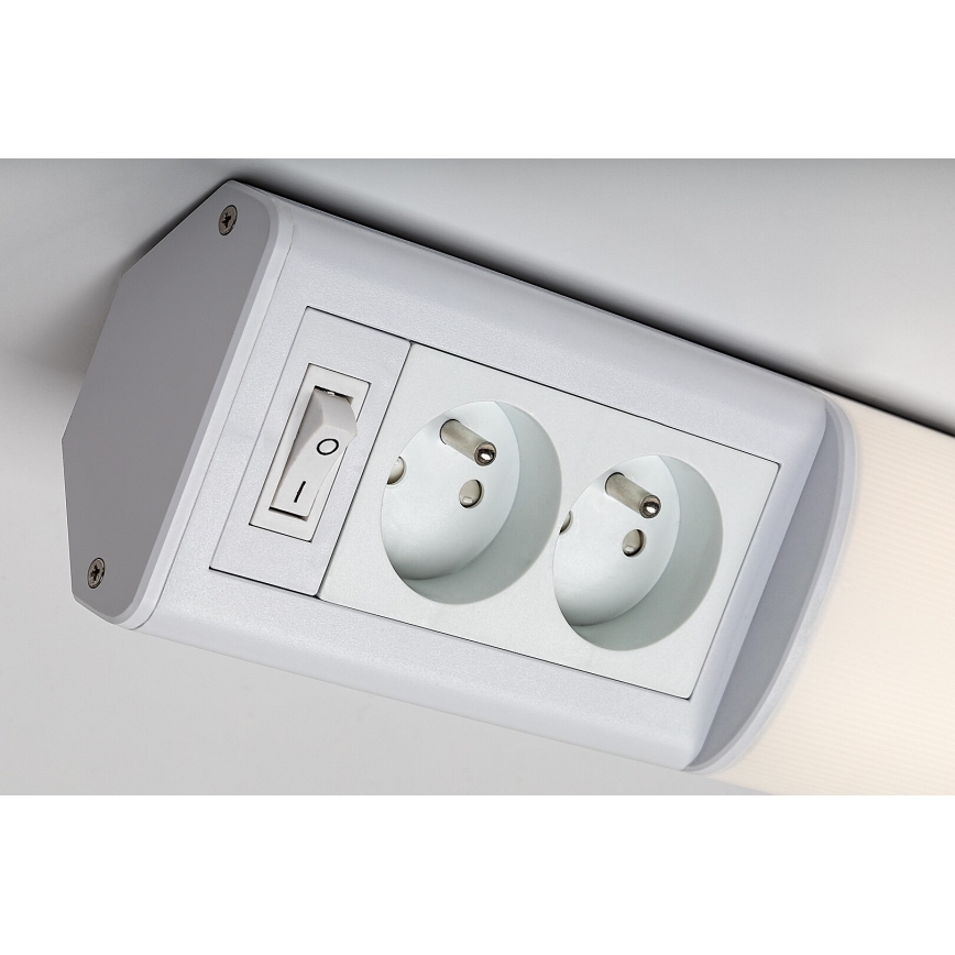 Rabalux - LED Podelementna svjetiljka s utičnicama LED/15W/230V 4000K 70 cm bijela