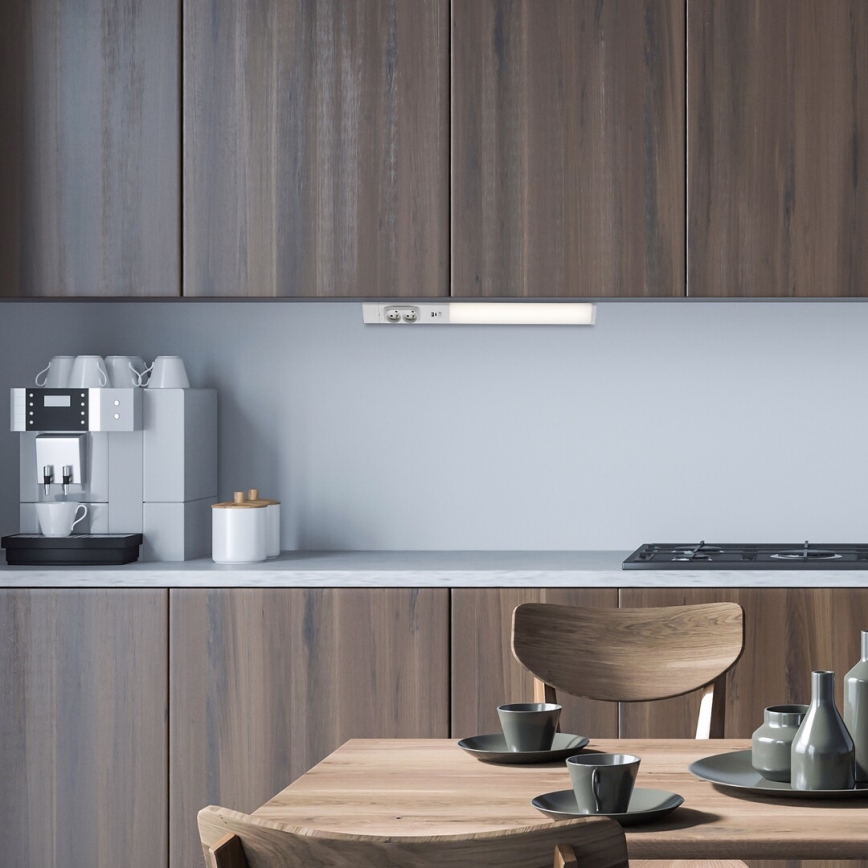 Rabalux - LED Podelementna svjetiljka s utičnicama LED/18W/230V 4000K 60 cm bijela