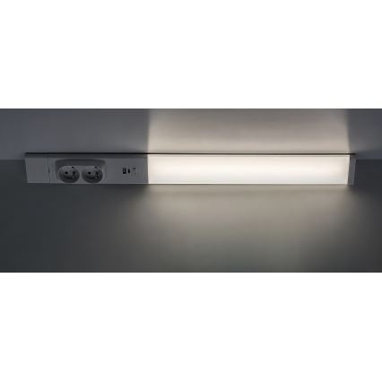 Rabalux - LED Podelementna svjetiljka s utičnicama LED/18W/230V 4000K 60 cm bijela