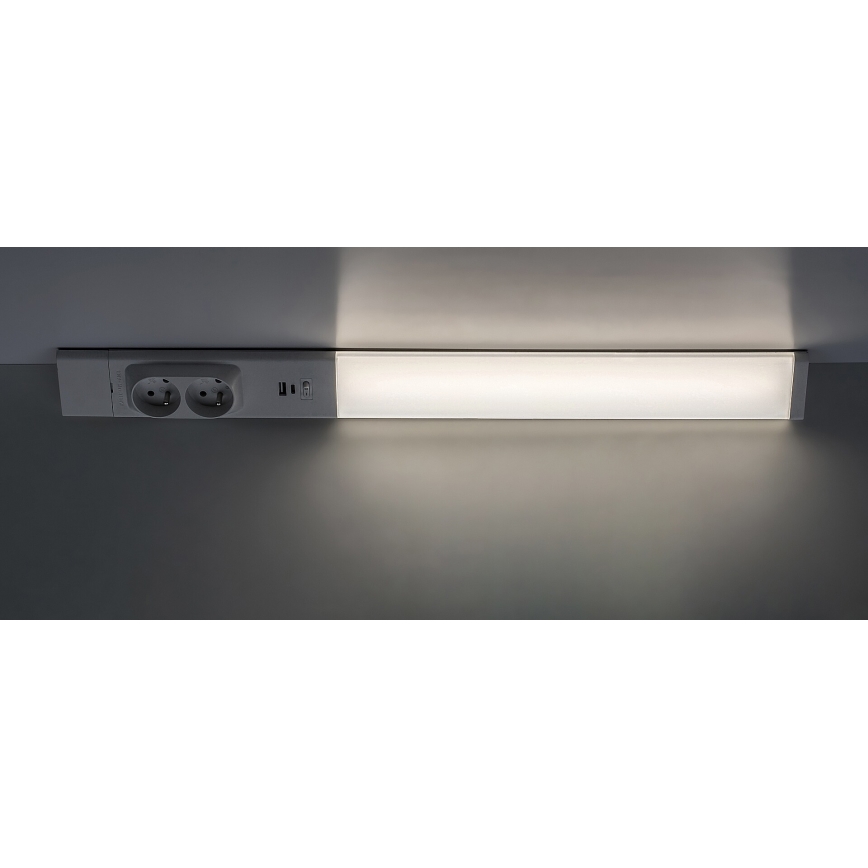 Rabalux - LED Podelementna svjetiljka s utičnicama LED/18W/230V 4000K 60 cm bijela