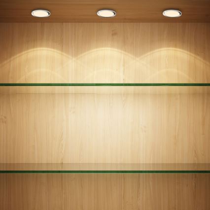 Rabalux - SET 3x LED Prigušiva rasvjeta za ormare 3xLED/1W/230V 4000K