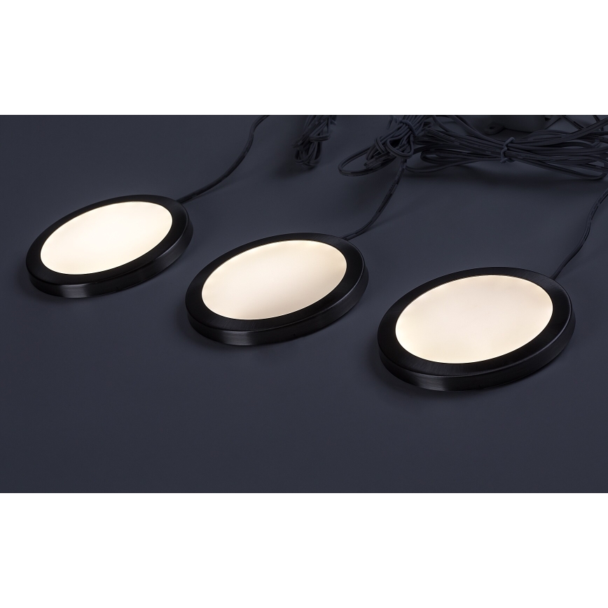 Rabalux - SET 3x LED Prigušiva rasvjeta za ormare 3xLED/1W/230V 4000K