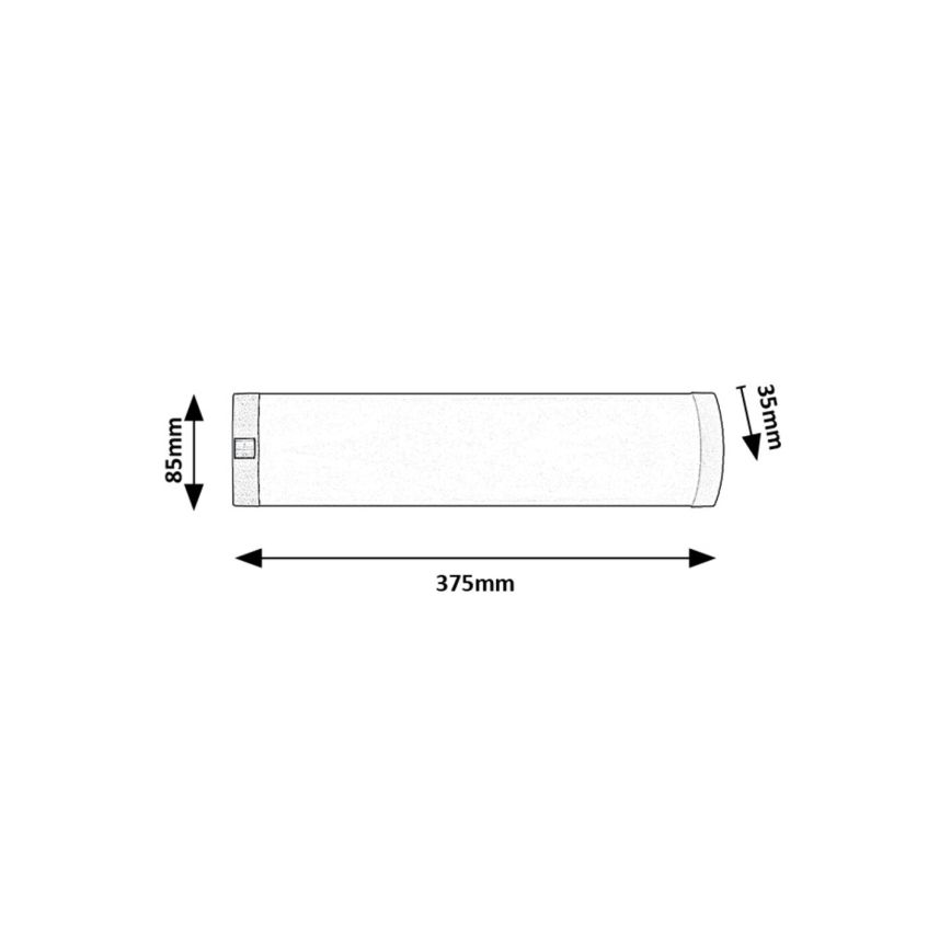 Rabalux - LED Podelementna svjetiljka LED/5W/230V 4000K sjajni krom