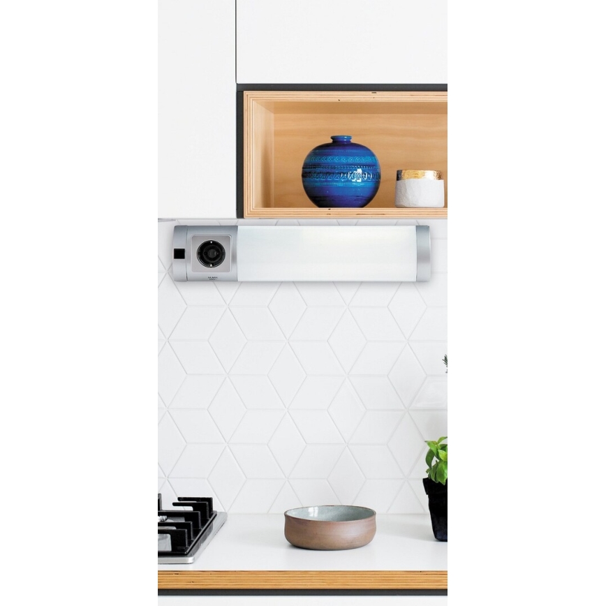 Rabalux - LED Podelementna svjetiljka s utičnicom LED/5W/230V 4000K 45 cm mat krom