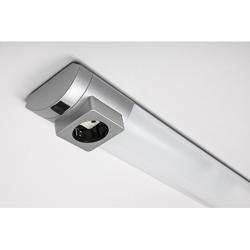 Rabalux - LED Podelementna svjetiljka s utičnicom LED/5W/230V 4000K 45 cm mat krom