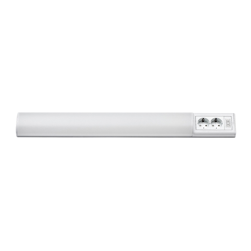 Rabalux - LED svjetlo za ispod ormarića s 2 utičnice LED/15W/230V 4000K 70 cm bijela