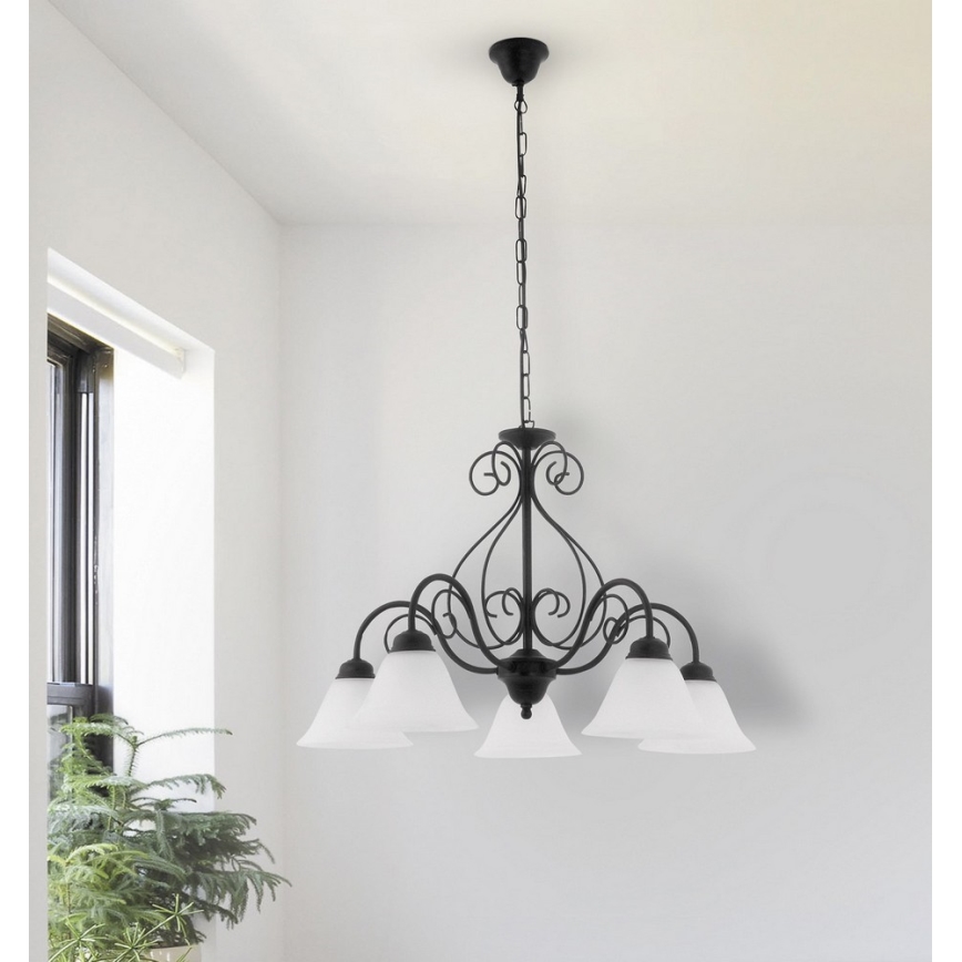 Rabalux - Luster na lancu 5xE14/40W/230V