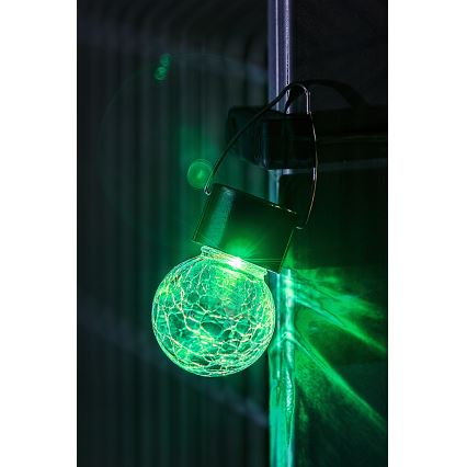 Rabalux - LED RGB Vanjsko solarno svjetlo s prekidačem LED/0,06W 60 mAh IP44