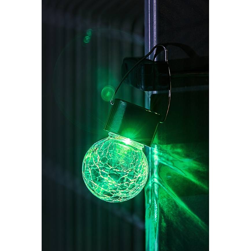 Rabalux - LED RGB Vanjsko solarno svjetlo s prekidačem LED/0,06W 60 mAh IP44