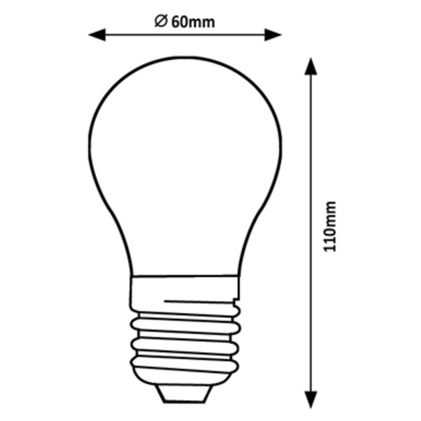 Rabalux - LED Žarulja A60 E27/4W/230V 4000K Energetski razred A