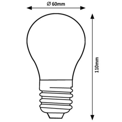 Rabalux - LED Žarulja A60 E27/7W/230V 3000K Energetski razred A