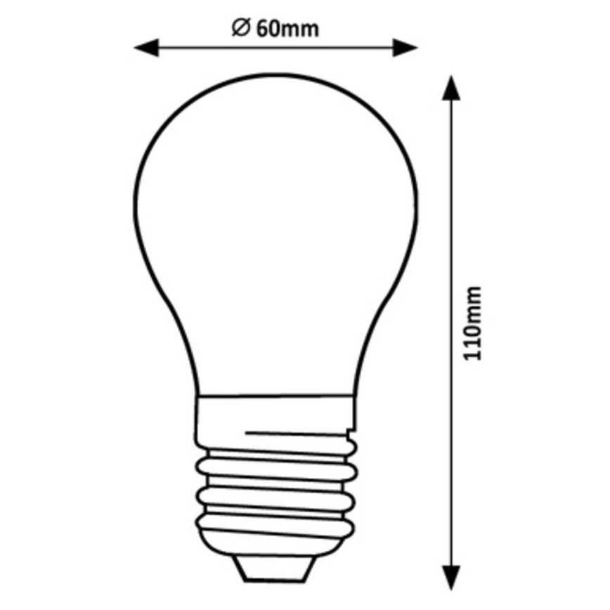 Rabalux - LED Žarulja A60 E27/7W/230V 4000K Energetski razred A