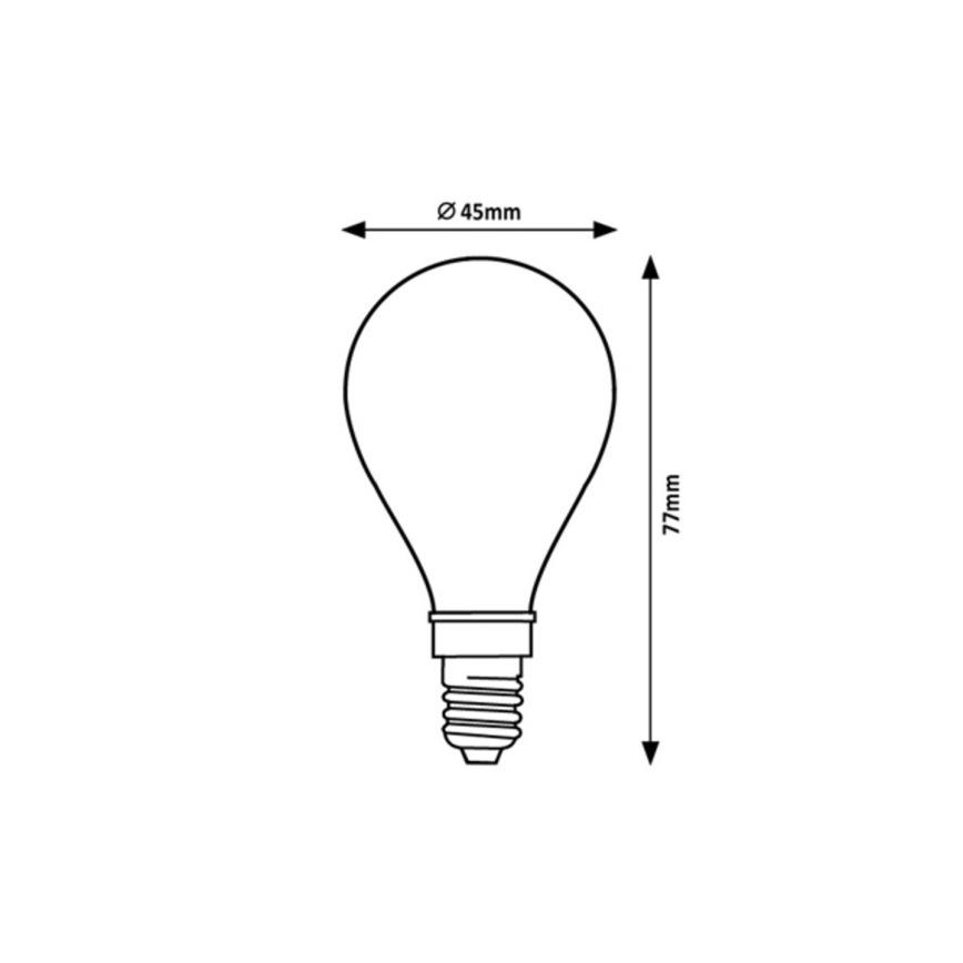 Rabalux - LED Žarulja G45 E14/4W/230V 2700K