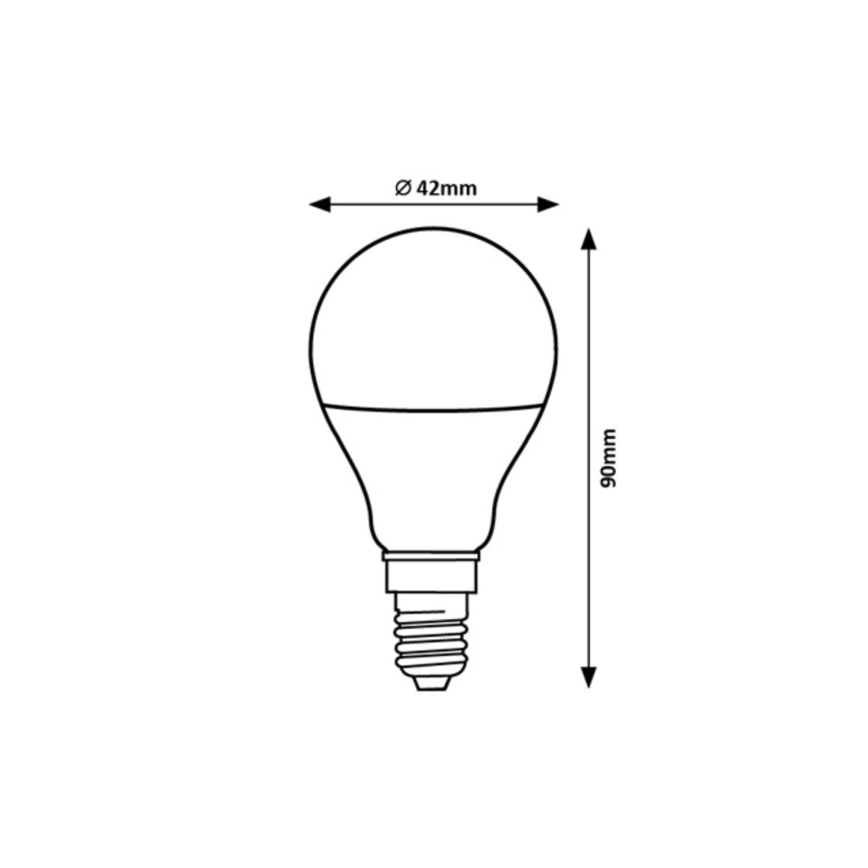 Rabalux - LED Žarulja G45 E14/9W/230V 4000K