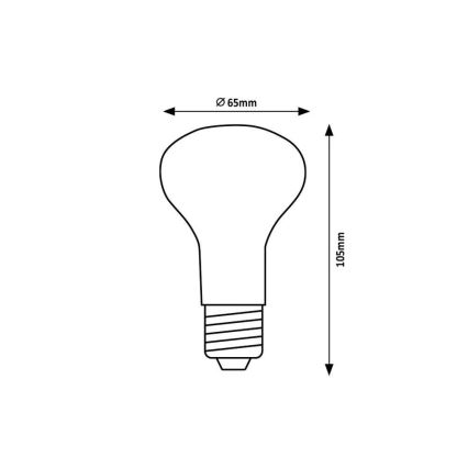 Rabalux - LED Žarulja R63 E27/9W/230V 3000K