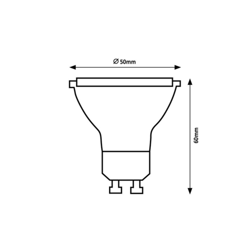 Rabalux - LED žarulja SMD GU10/7W/230V 3000K