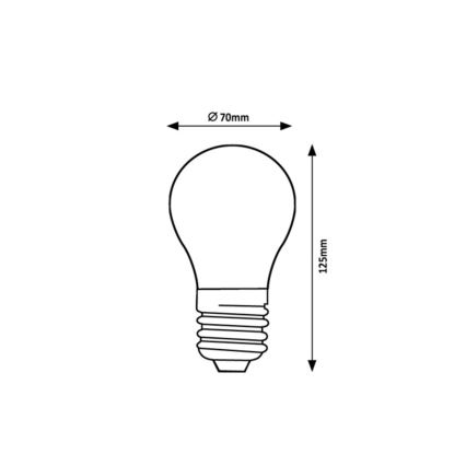Rabalux - LED žarulja FILAMENT A70 E27/18W/230V 3000K