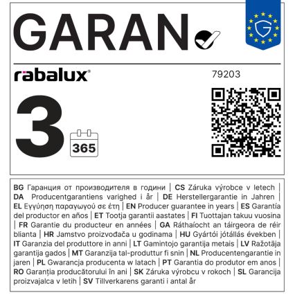 Rabalux - LED žarulja FILAMENT A70 E27/18W/230V 4000K