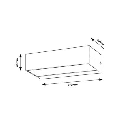 Rabalux - LED Vanjska zidna svjetiljka LED/10W/230V IP65