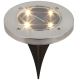 Rabalux - LED Vanjska solarna svjetiljka sa senzorom LED/0,24W/1xAA IP44 crna
