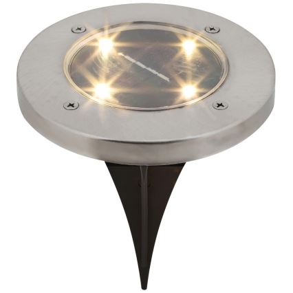 Rabalux - LED Vanjska solarna svjetiljka sa senzorom LED/0,24W/1xAA IP44 crna