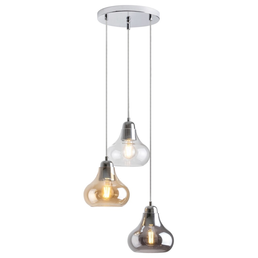 Rabalux - Luster na lancu 3xE27/60W/230V