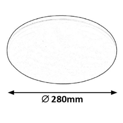 Rabalux - LED Vanjska stropna svjetiljka LED/24W/230V IP64