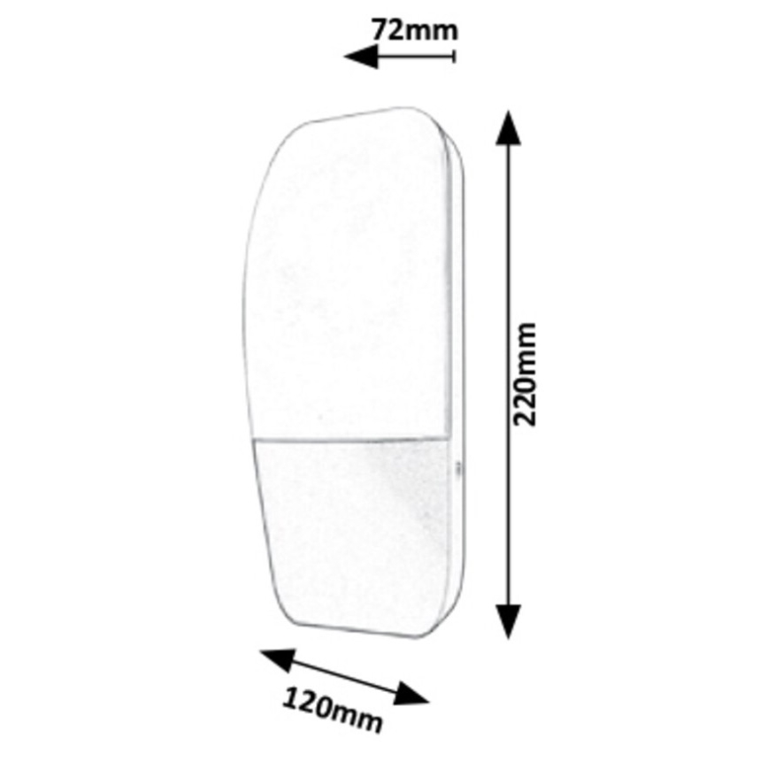 Rabalux - LED vanjsko zidno svjetlo LED/10W/230V IP65 800lm 4000K