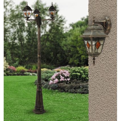Rabalux - Vanjska lampa 3xE27/60W/230V