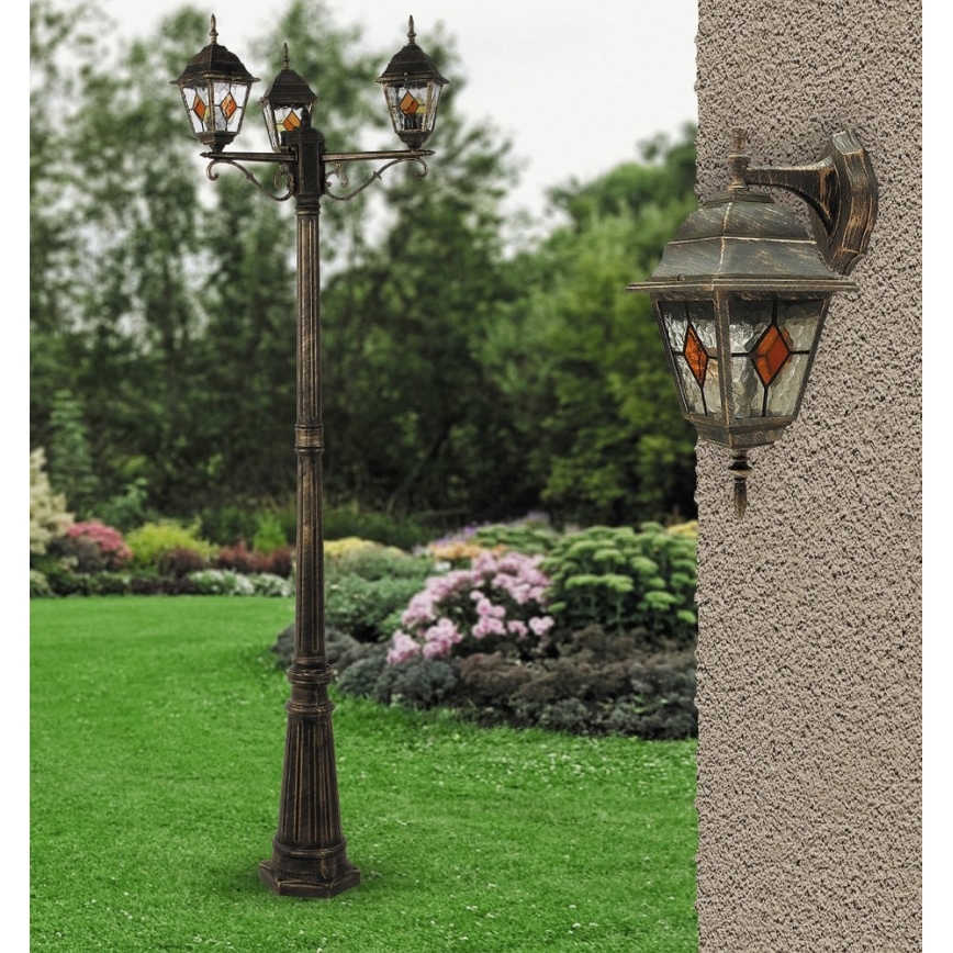 Rabalux - Vanjska lampa 3xE27/60W/230V