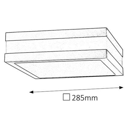 Rabalux - Vanjsko zidno svjetlo 2xE27/11W/230V IP44