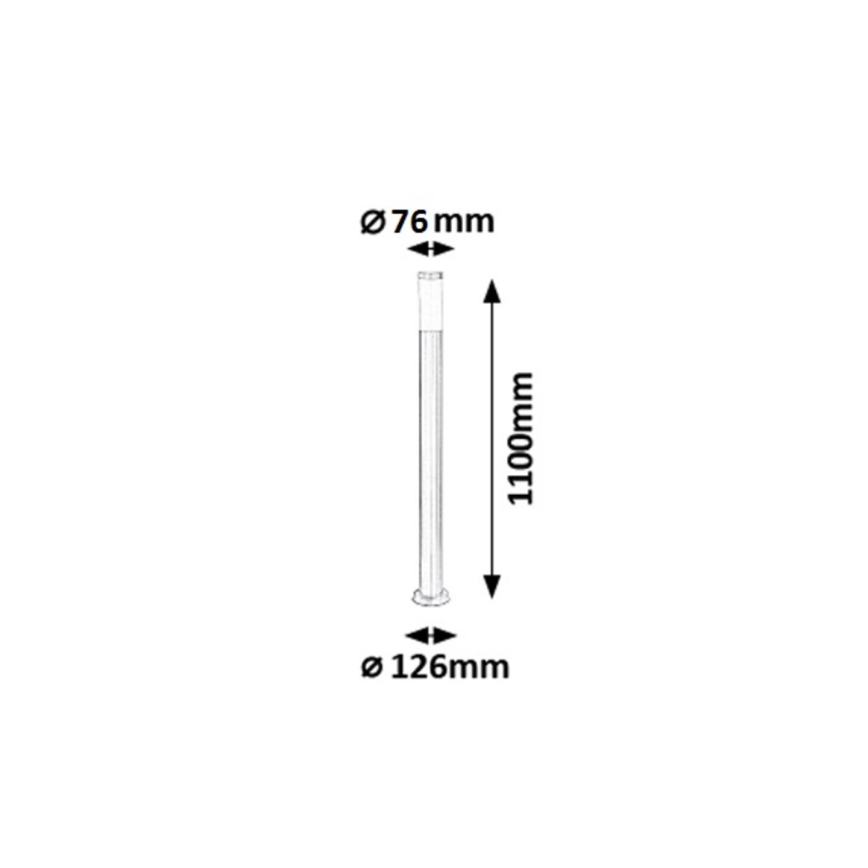 Rabalux - Vanjska lampa 1xE27/25W IP44 110 cm