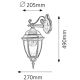 Rabalux - Vanjska zidna svjetiljka 1xE27/100W/230V IP44