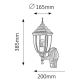 Rabalux - Vanjska svjetiljka sa senzorom 1xE27/60W/230V