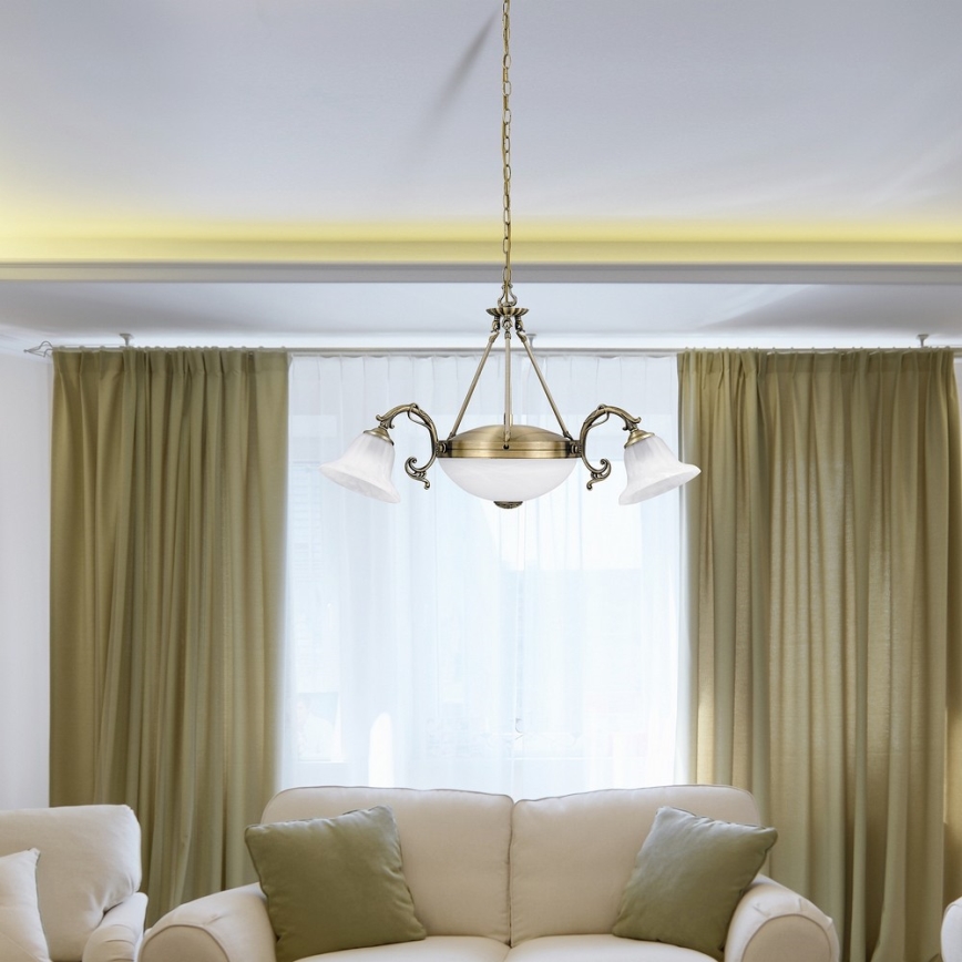 Rabalux 8553 - Luster na lancu ORCHIDEA 3xE14/40W+2xE27/60W