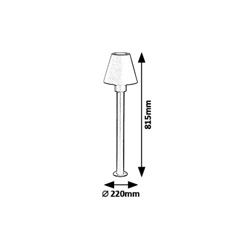 Rabalux 8845 - Vanjska lampa FAVARA 1xE27/14W/230V IP44