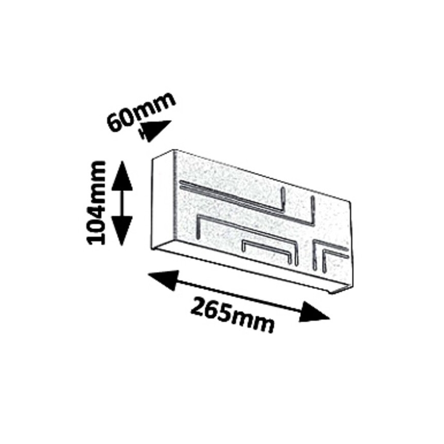 Rabalux - LED Vanjska zidna svjetiljka LED/12W/230V IP65