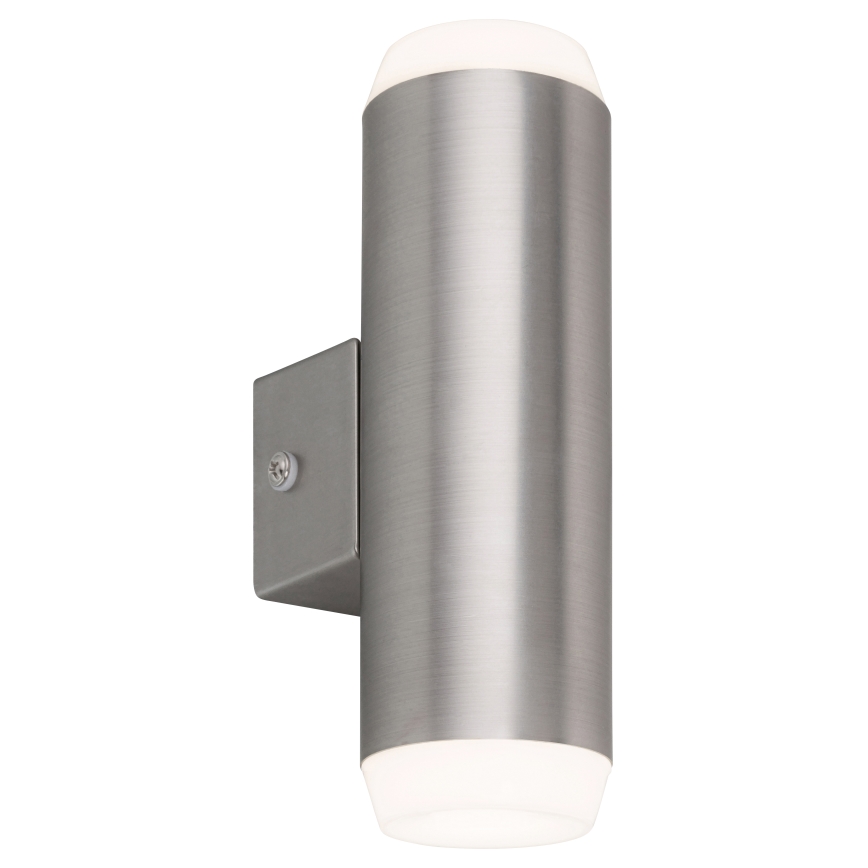 Rabalux - LED vanjsko zidno svjetlo 2xLED/4W/230V satinirani mat krom IP44