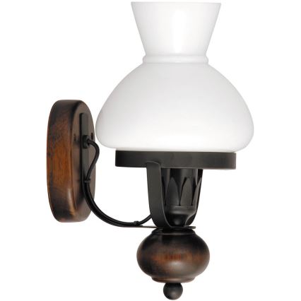 Rabalux - Zamjensko staklo za luster, stolnu lampu i zidnu svjetiljku E27 pr. 15 cm bijela