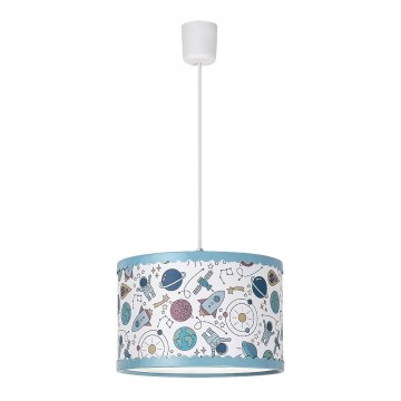 Rabalux - Dječji luster na užetu 1xE27/40W/230V plava