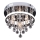 Rabalux - Kristalni nadgradni luster LED/20W/230V + 3xE14/40W