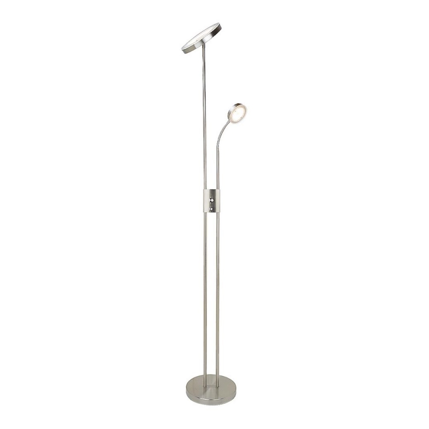 Rabalux - LED dimabilna podna lampa LED/18,5W/230V + LED/4,5W mat krom