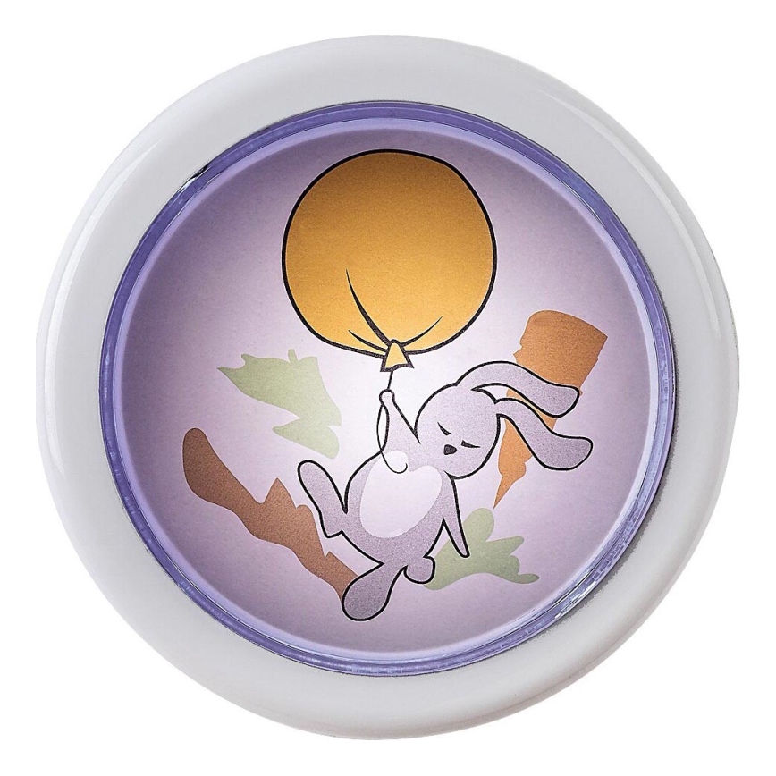 Rabalux - LED dječja noćna svjetiljka LED/0,3W/2xAA 6000K