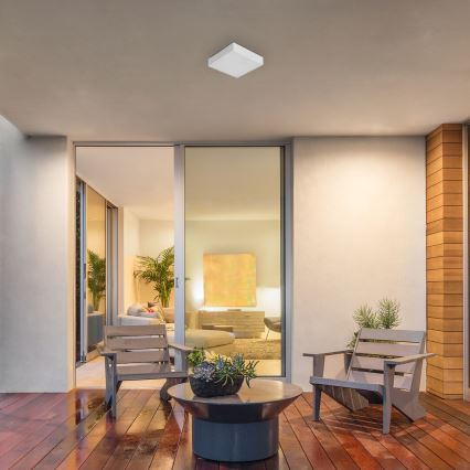 Rabalux - LED stropno kupaonsko svjetlo LED/18W/230V 2800-6000K IP44 bijela 17,5x17,5 cm