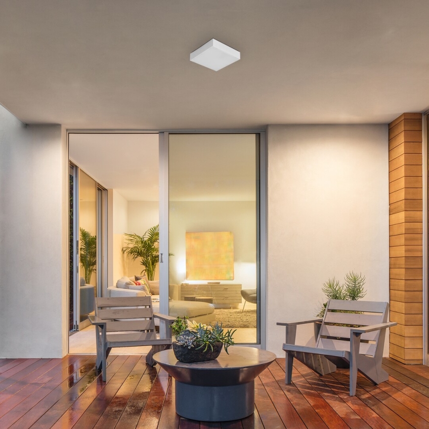 Rabalux - LED stropno kupaonsko svjetlo LED/18W/230V 2800-6000K IP44 bijela 17,5x17,5 cm