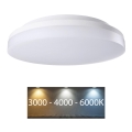 Rabalux - LED kupaonsko stropno svjetlo LED/24W/230V IP54 3000K/4000K/6000K Ø 28 cm