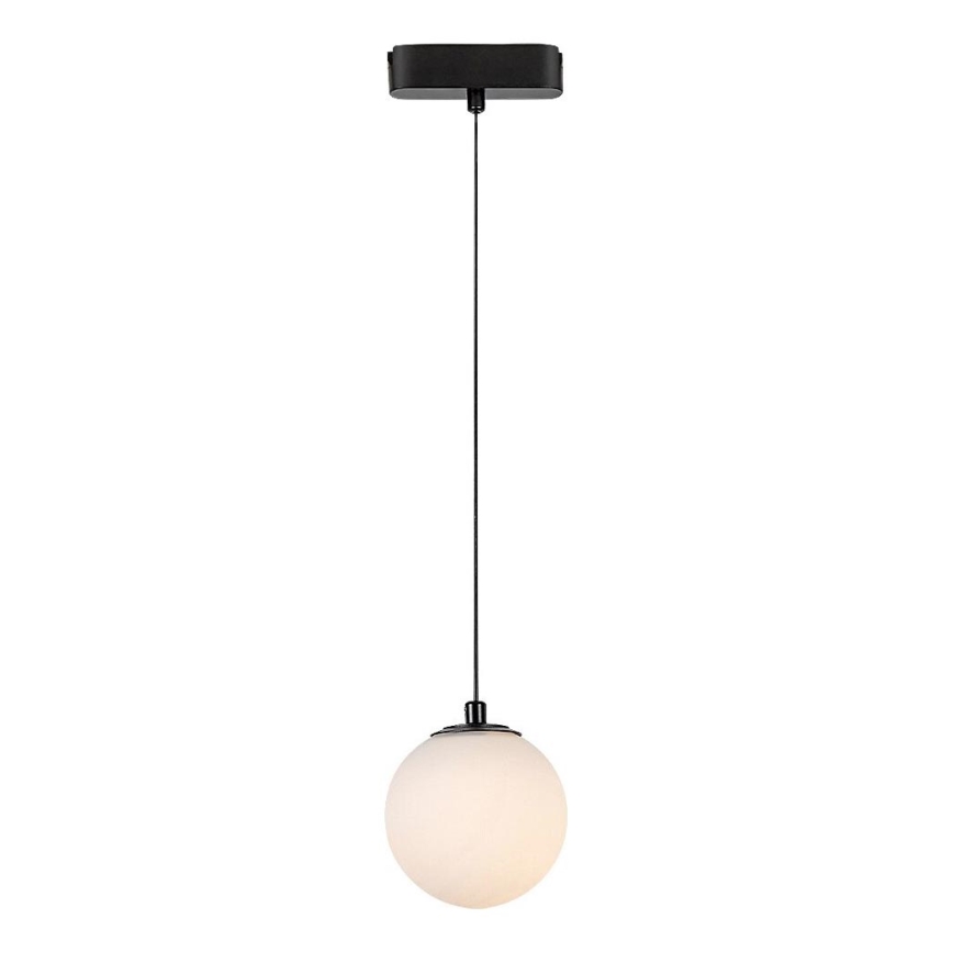 Rabalux - LED Luster na sajli za 1-fazni tračni sustav LED/5W/24V 3000K crna