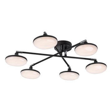 Rabalux - LED Nadgradni luster 6xLED/4W/230V 3000K crna