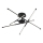 Rabalux - LED Nadgradni luster LED/40W/230V 3000K crna